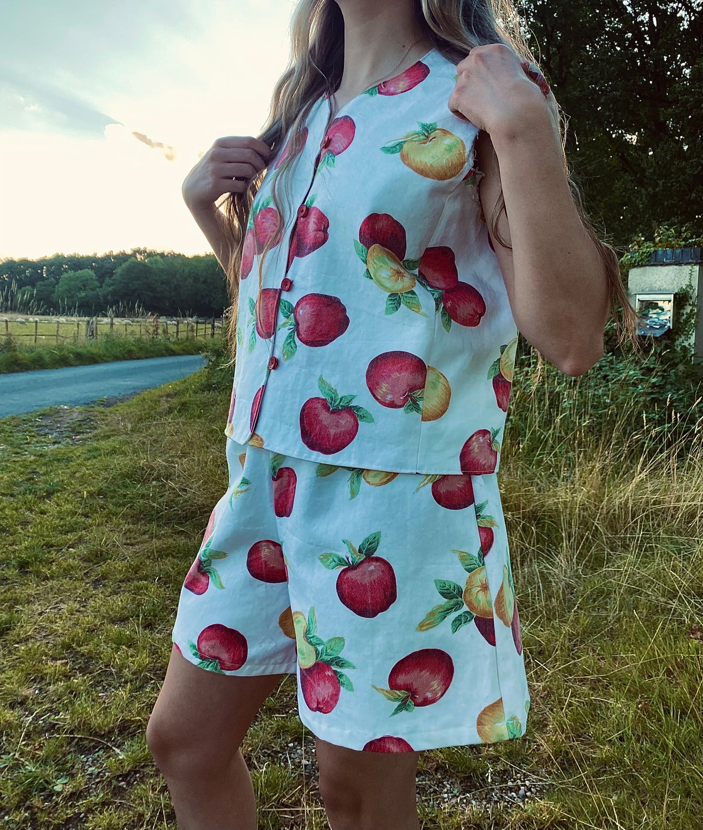 Vintage Fruits Two Piece Set