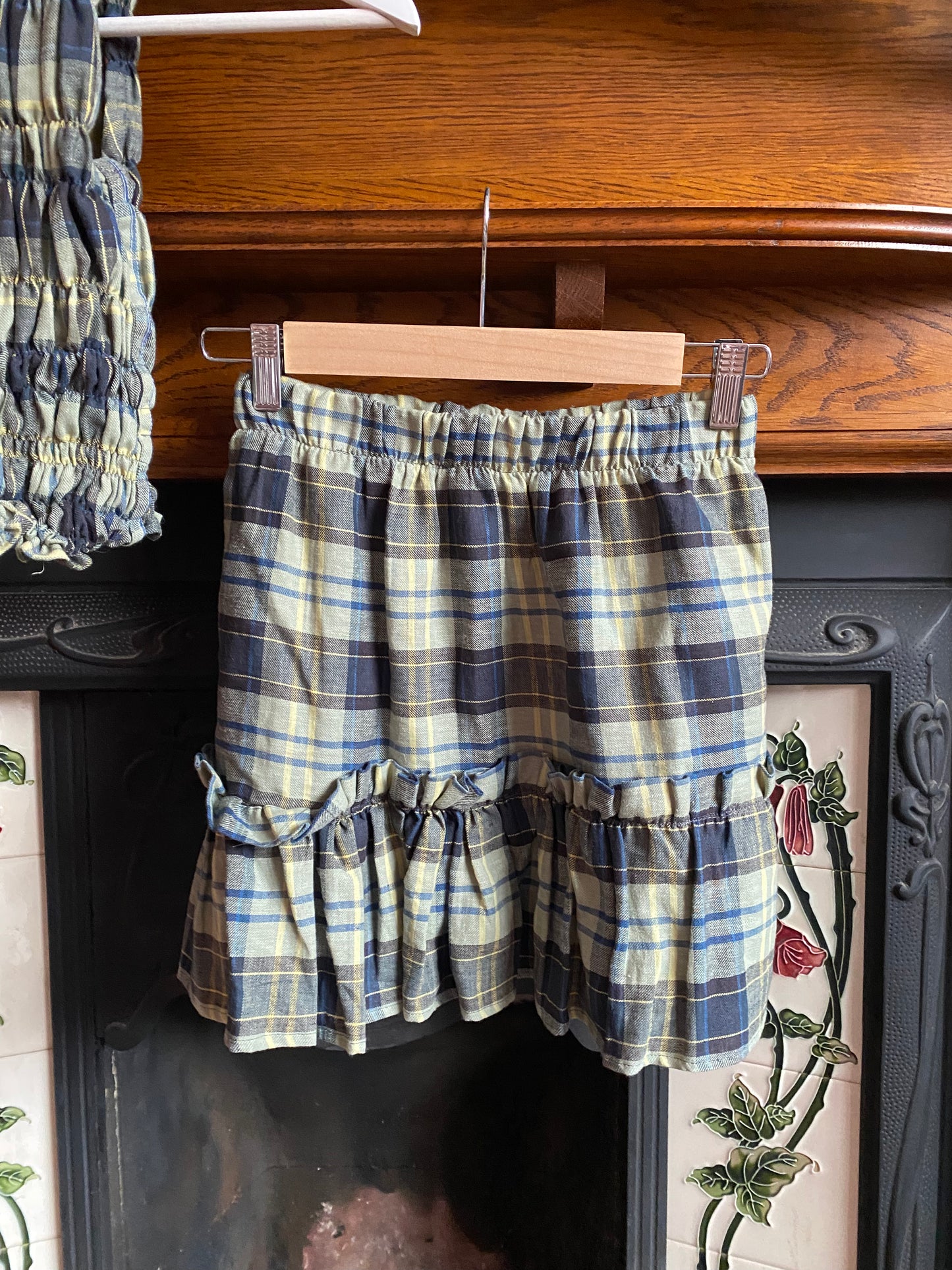 Brushed Cotton Tartan Two Piece Set